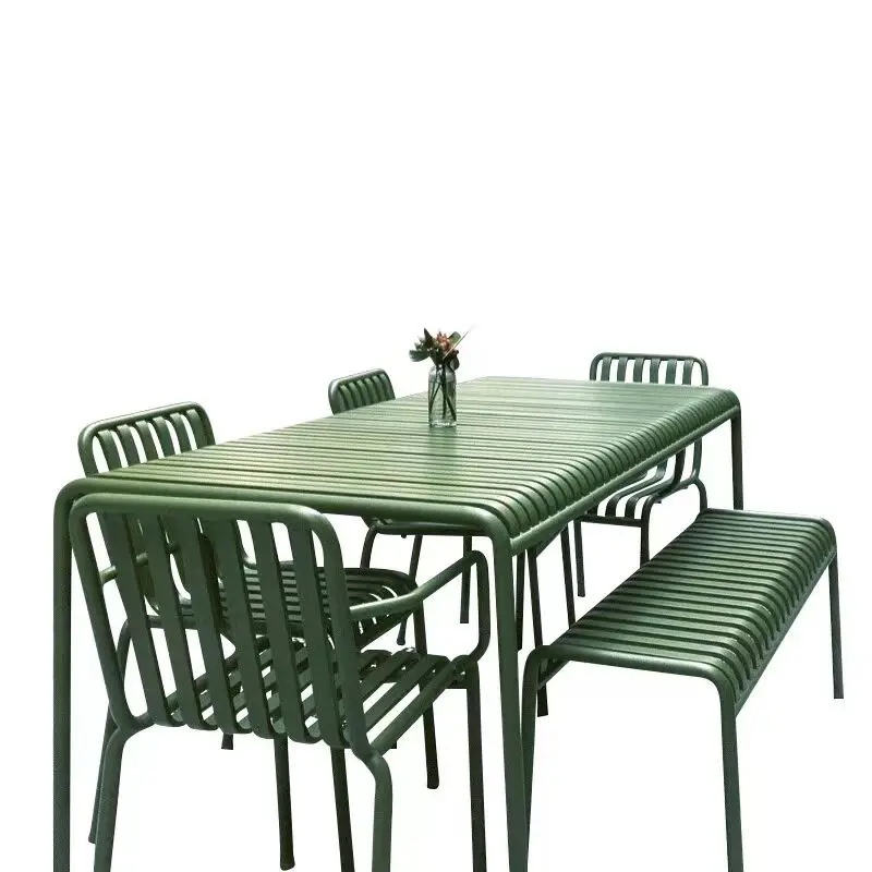 Outdoor Furniture Green - Wrought iron modern simple balcony outdoor