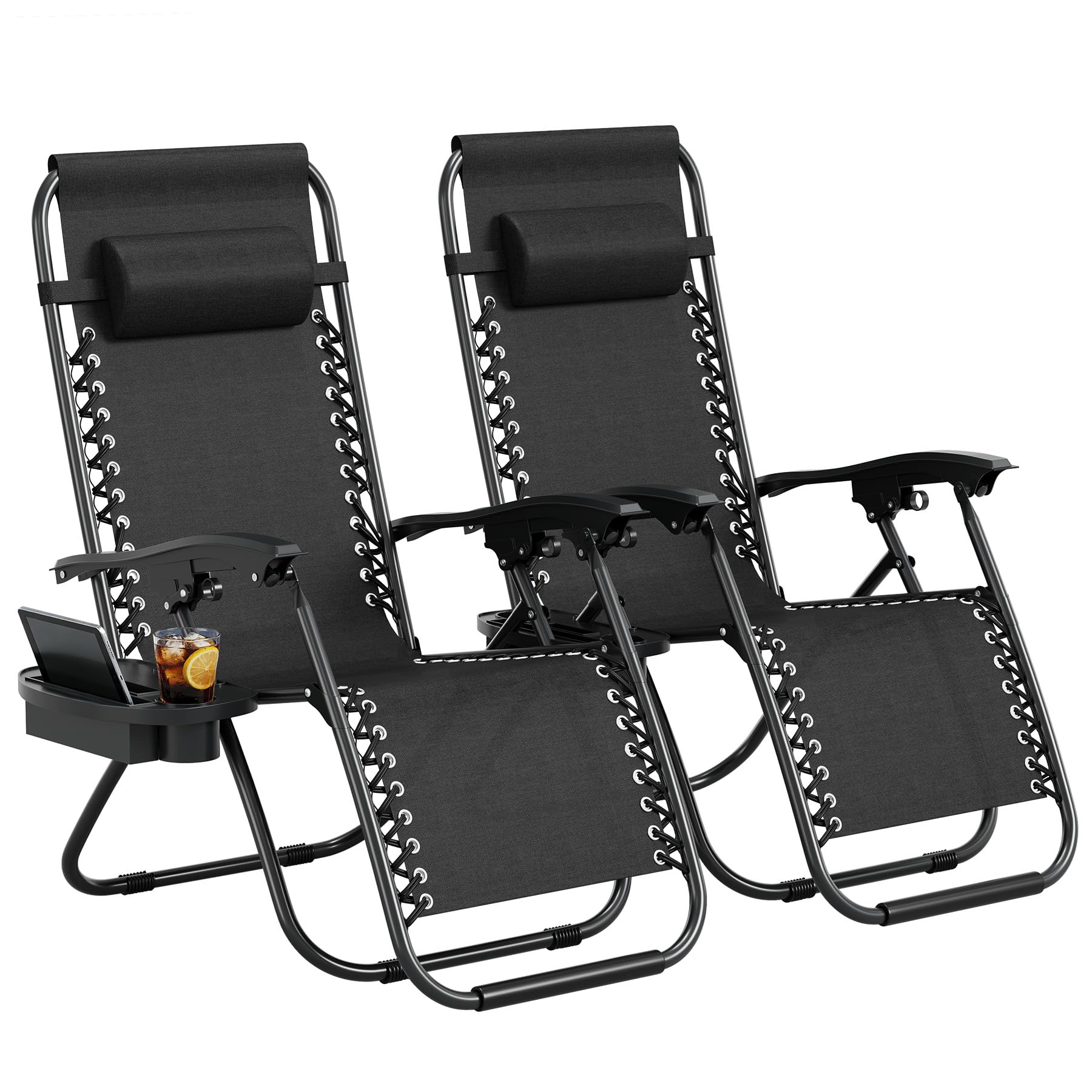 Outdoor Furniture Quick Dry - Zero Weighted Patio Lounge Reclining Chairs