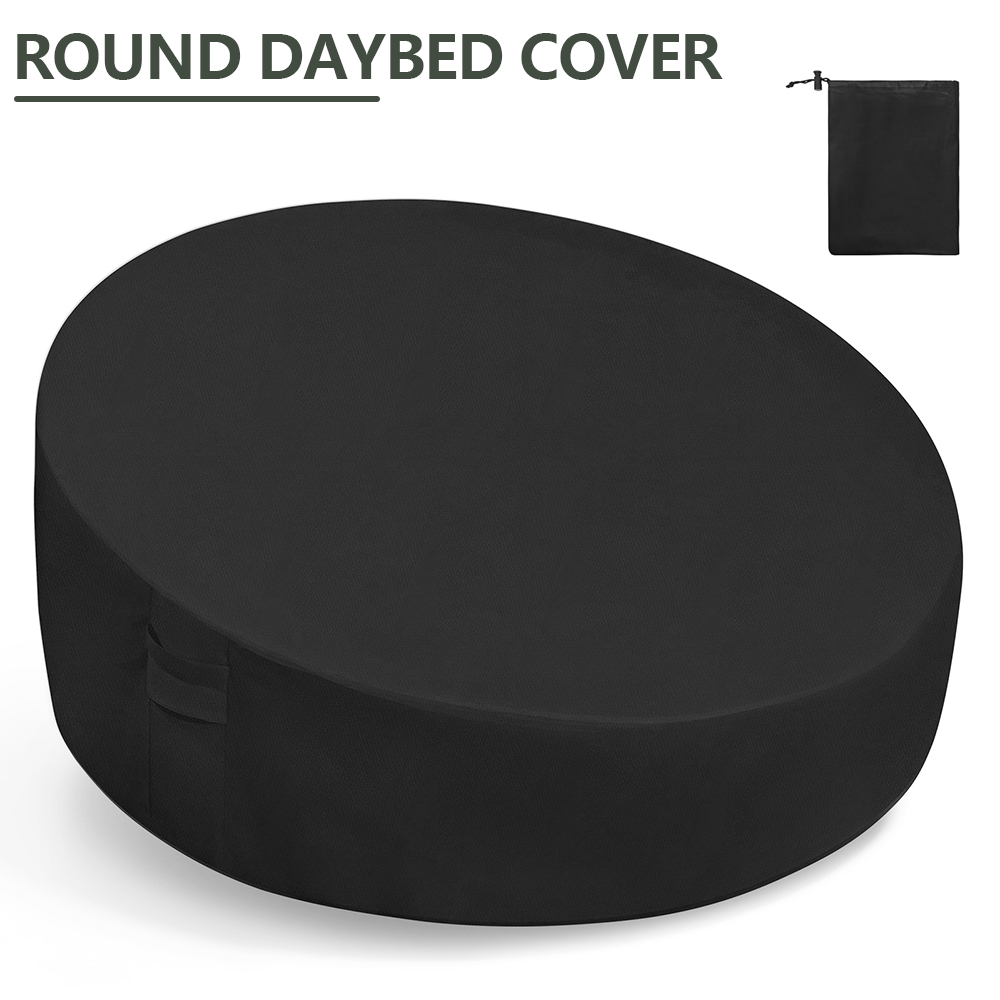 Outdoor Furniture Cover - Round Daybed Cover 210D Waterproof Oxford