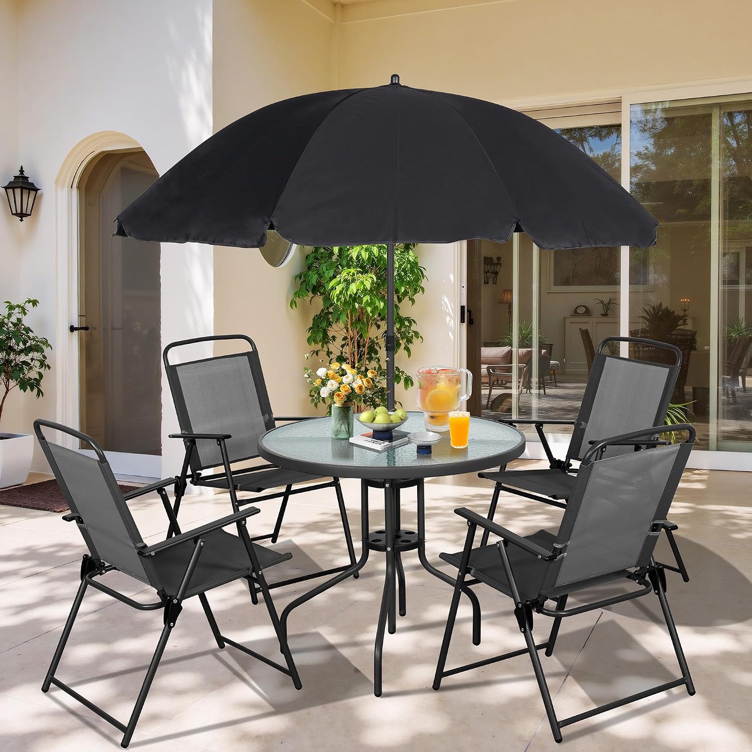 Outdoor Furniture Ideas - Metal Patio Dining Set Outdoor Folding