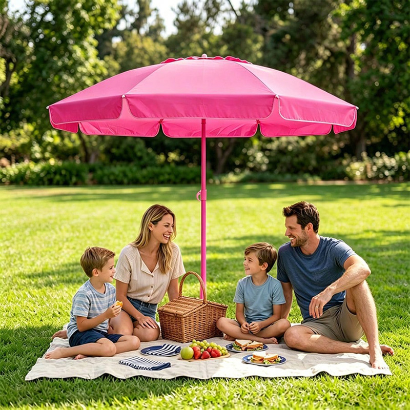 Outdoor Furniture Umbrella - Beach Umbrella Heavy Duty Wind Resistant