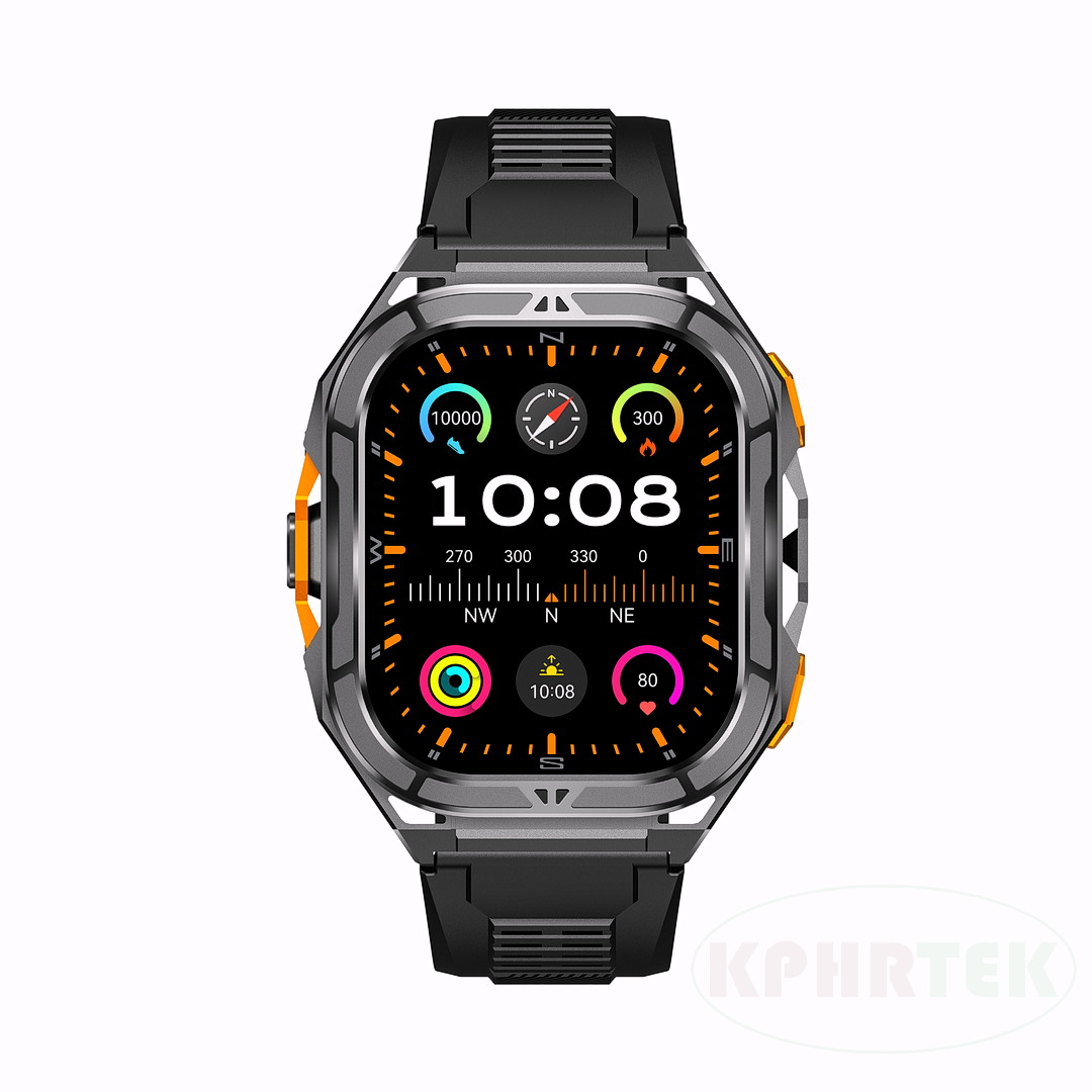 Outdoor Rug Waterproof - X5 Rugged Outdoor Smartwatch Featuring a