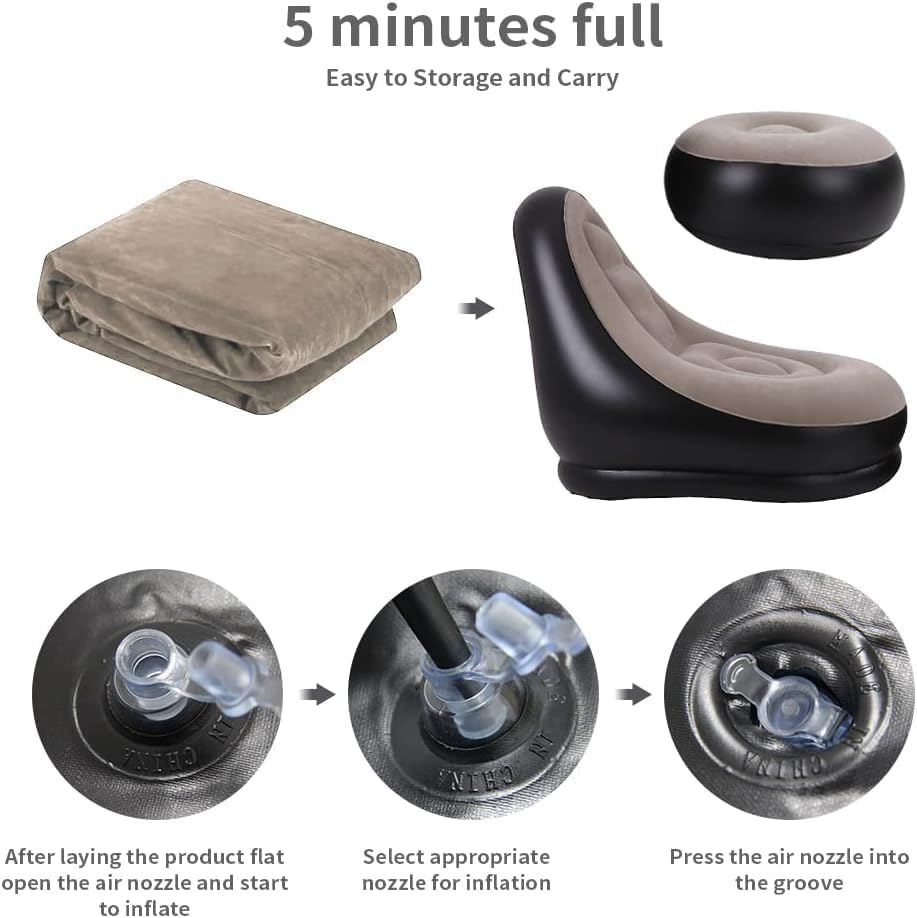 2Pcs Lazy Sofa Inflatable Chai - Outdoor Furniture Ideas review and price