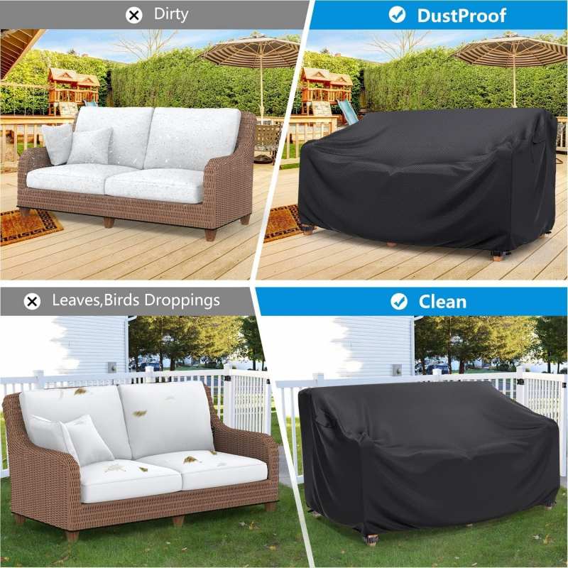 10 Size Heavy-Duty Outdoor Dou - Outdoor Furniture Cover review and price