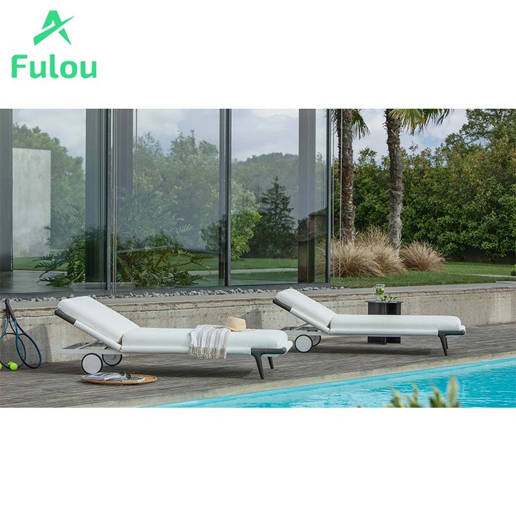 Modern Aluminum Sun Lounge UV  - Outdoor Furniture Quick Dry review and price