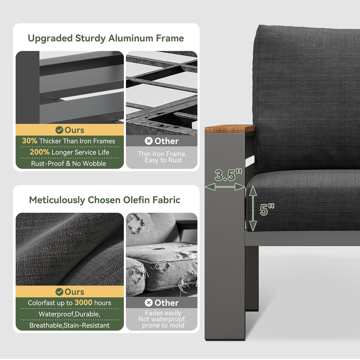 Patio Furniture Set, Aluminum  - Outdoor Furniture Ideas review and price