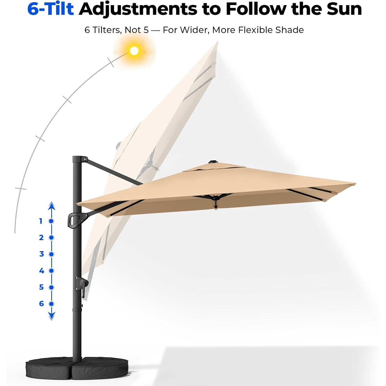10x10 FT Cantilever Patio Umbr - Outdoor Furniture Umbrella review and price