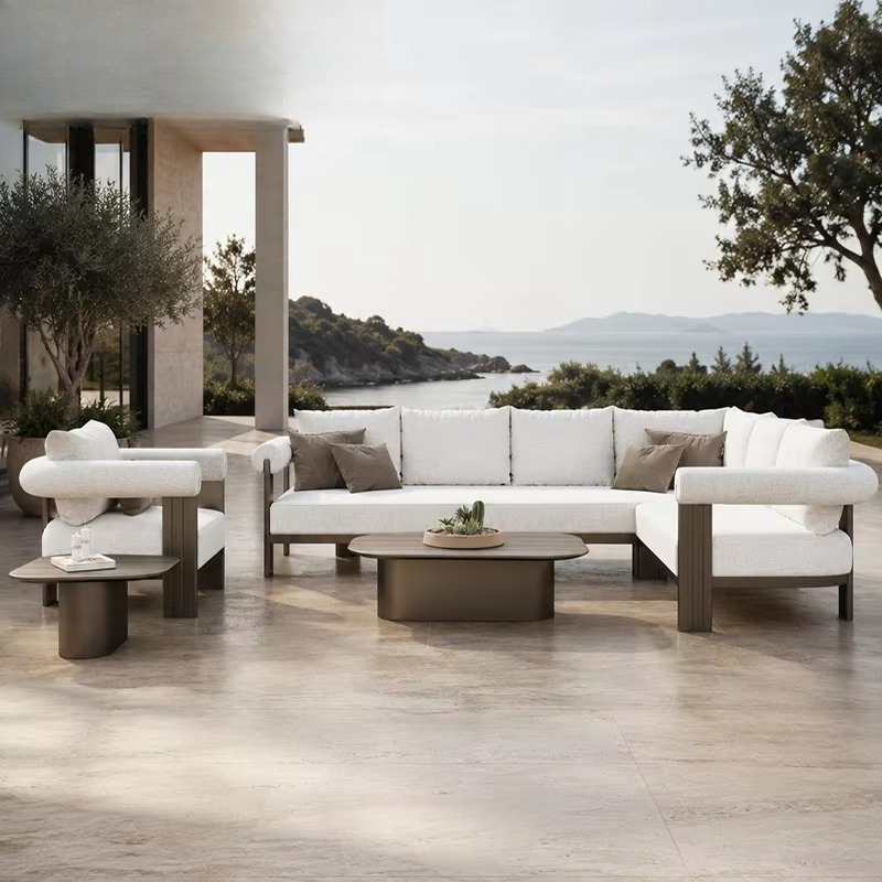 #Luxury Villa Sofa Set Modern  - Outdoor Furniture L Shape review and price