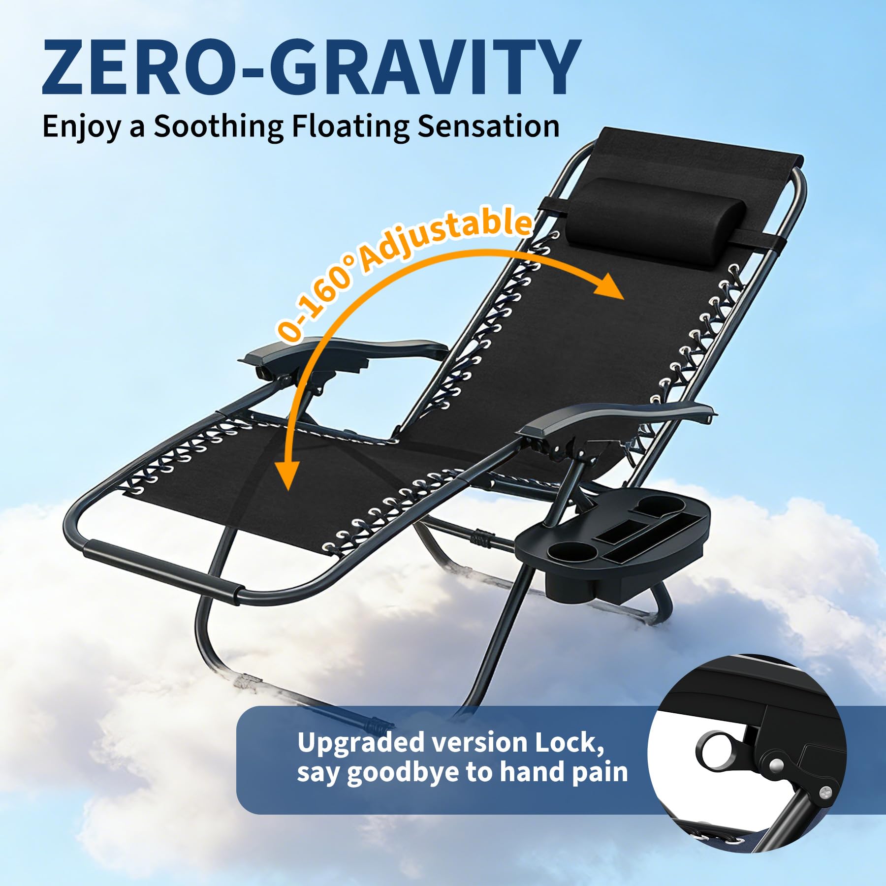 Zero Weighted Patio Lounge Rec - Outdoor Furniture Quick Dry review and price