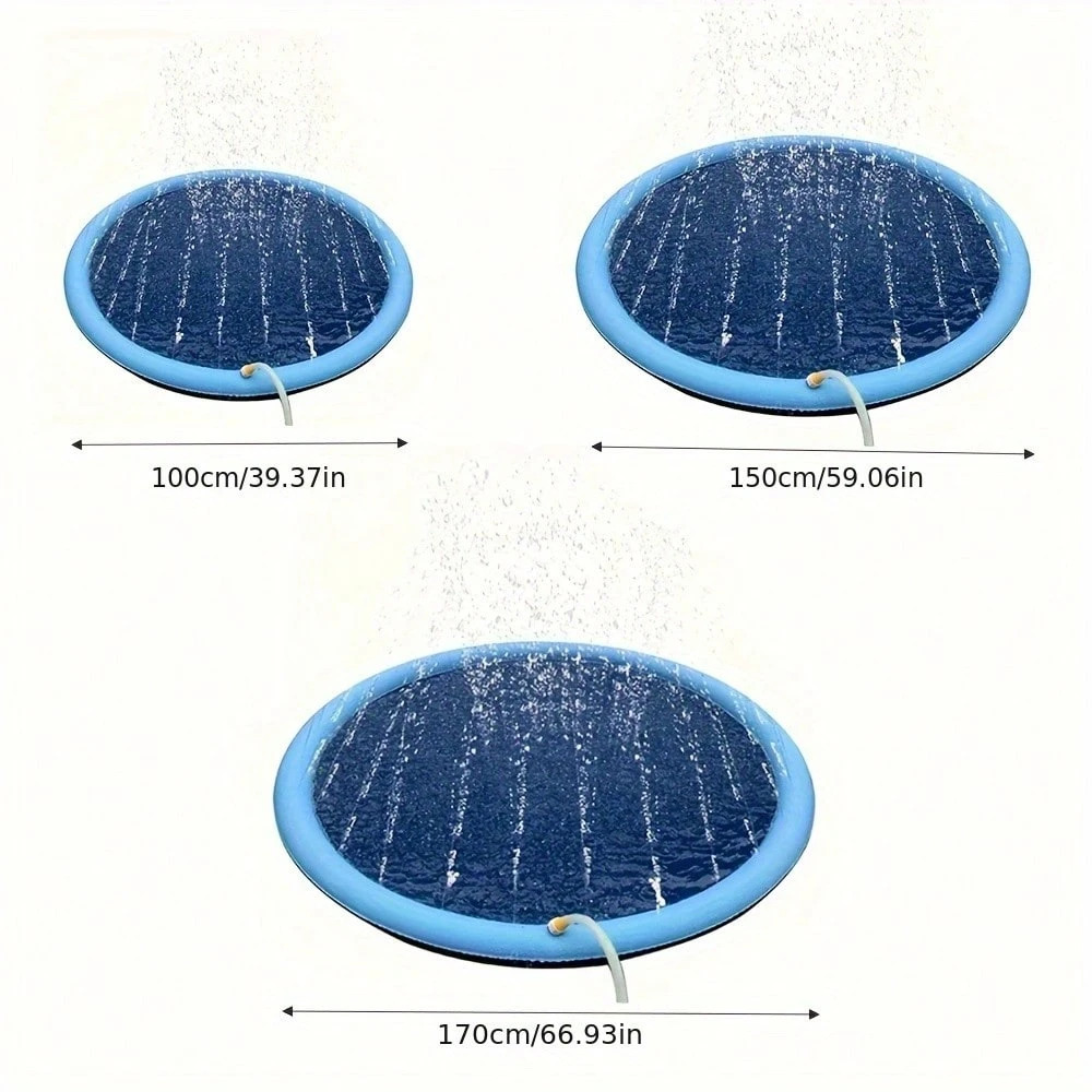 Dog Splash Pad Thick Sprinkler - Outdoor Rug Waterproof review and price
