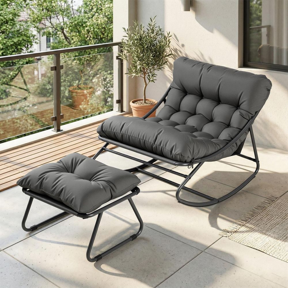 Oversized Papasan Rocking Chai - Outdoor Furniture Without Cushions review and price