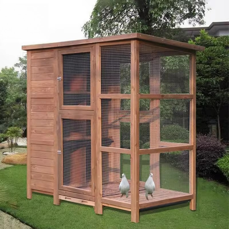 Large Wooden Bird Aviary Cage  - Outdoor Furniture Easy To Clean review and price
