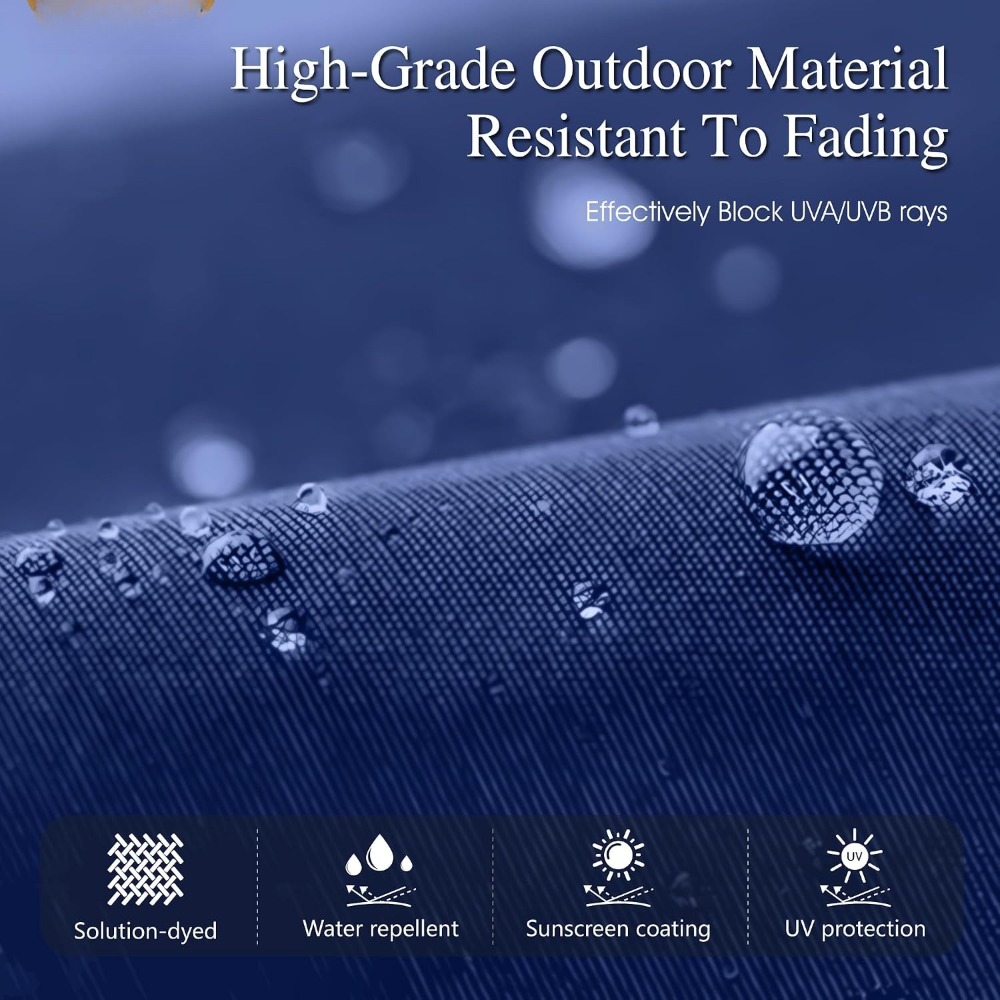 15ft Extra Large Rectangular M - Outdoor Furniture Umbrella review and price