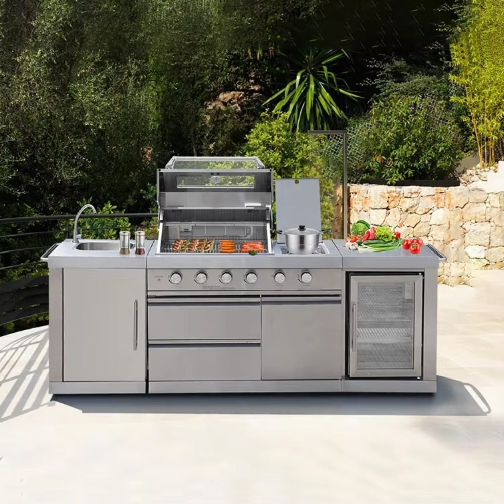 Outdoor Kitchen with Roof Cove - Outdoor Furniture Ideas review and price