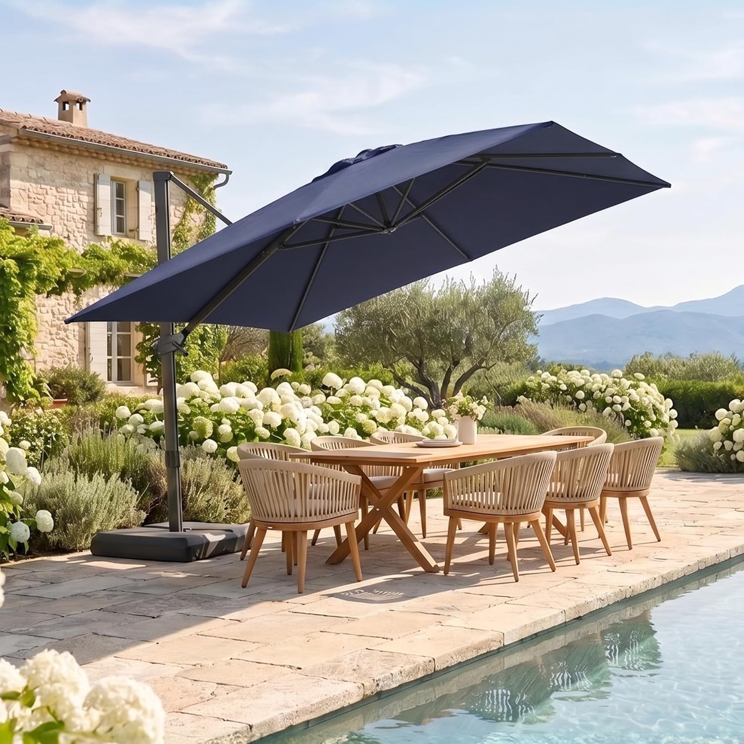 10x10ft Patio Offset Cantileve - Outdoor Furniture Umbrella review and price