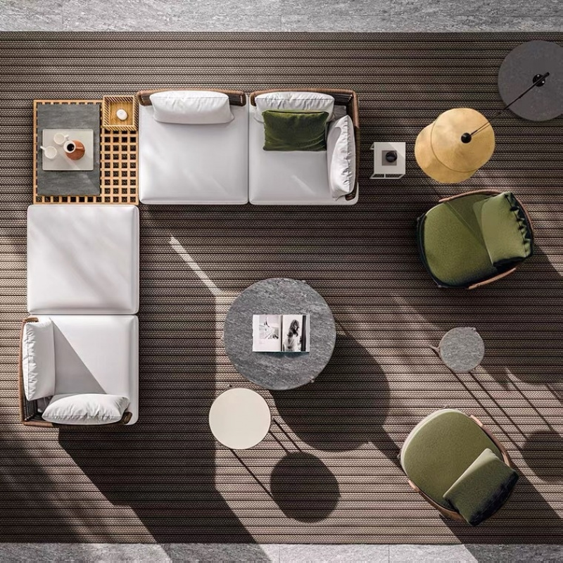 Outdoor Sofa Courtyard Set, Ho - Outdoor Furniture Set Sale review and price