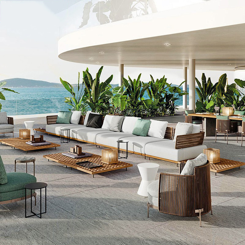 Outdoor Sofa Courtyard Set, Ho - Outdoor Furniture Set Sale review and price
