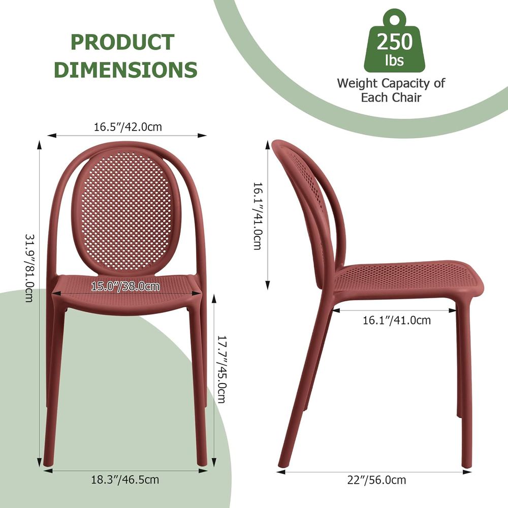 Weather-Resistant Stackable Di - Outdoor Furniture Easy To Clean review and price
