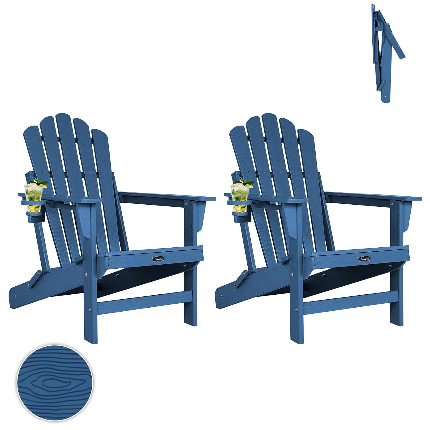 Oversized Folding Adirondack C - Outdoor Furniture Easy To Clean review and price