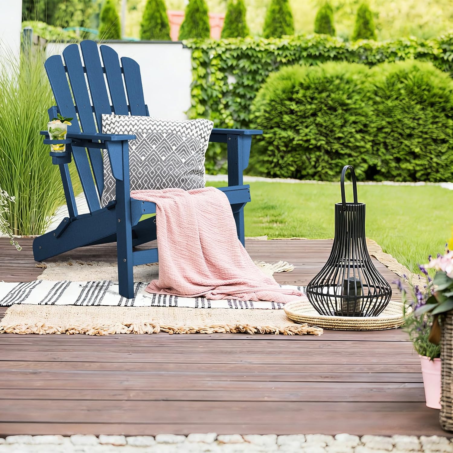 Oversized Folding Adirondack C - Outdoor Furniture Easy To Clean review and price