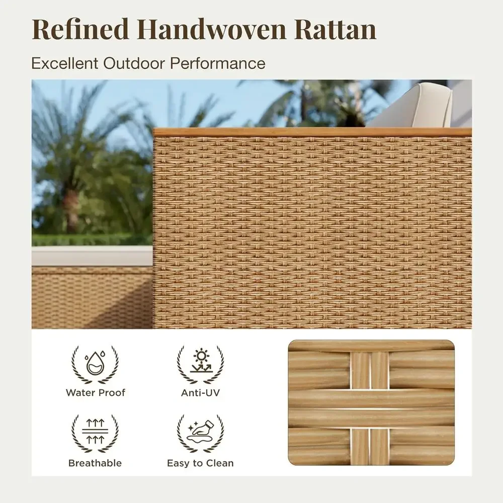 3-Piece Outdoor Patio Furnitur - Outdoor Furniture L Shape review and price
