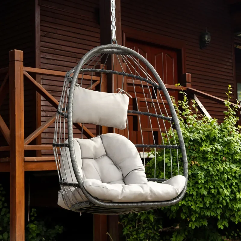 Outdoor Wicker Rattan Swing Ch - Outdoor Furniture Without Cushions review and price